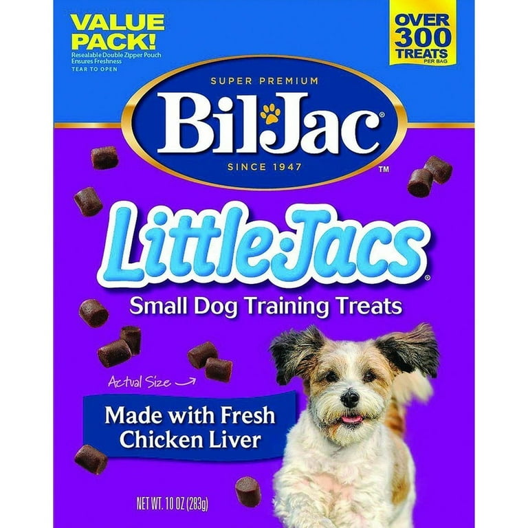Bil-Jac Little Jacs Delicious Small Dog Liver Treats 10 oz