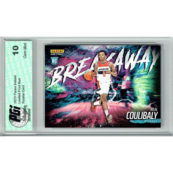 Bilal Coulibaly 2023 Panini Instant #B7 Breakaway SP 1/4085 Rookie Card PGI 10