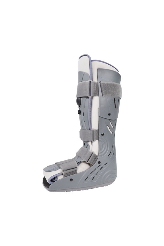 Bilateral Air Ankle Walking Boot Premium Post-Surgical Orthosis with Rocker Bottom, Graduated Compression & Ventilated Shell