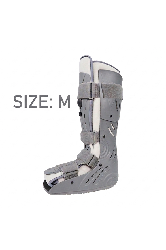 Bilateral Air Ankle Walking Boot Premium Post-Surgical Orthosis with Rocker Bottom, Graduated Compression & Ventilated Shell