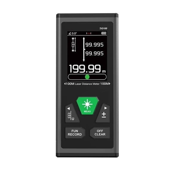 Bilateral Distance Meter 200m Dual Distance Measure Digital Rangfinder Recharable Measure Tool ,High Precision