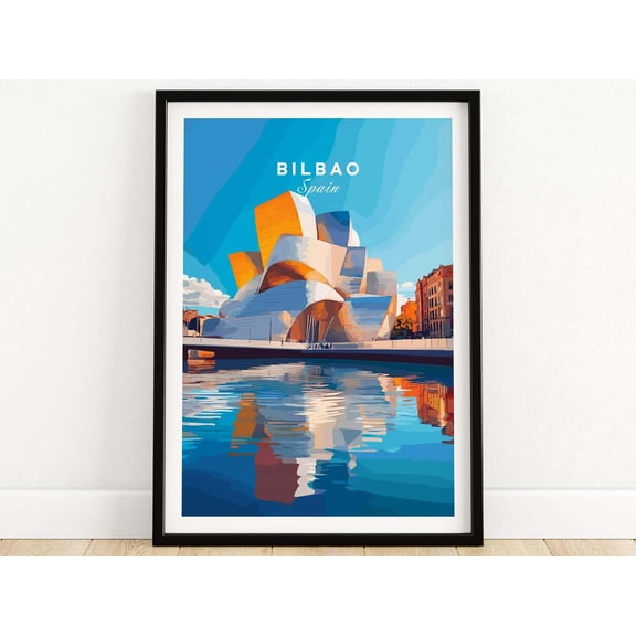 Bilbao Print Spain Bilbao Travel Print Wall Art Bilbao Wall Hanging Home Decor Bilbao Gift