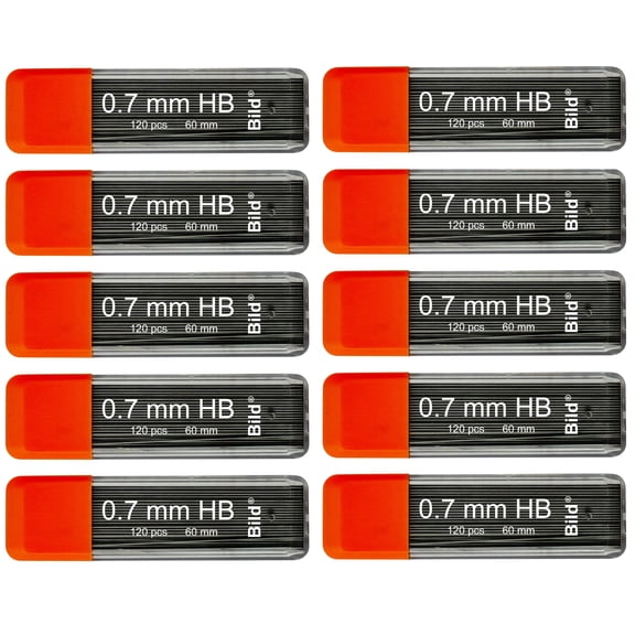 Bild 0.7 Lead Refills - 1,200 Total Mechanical Pencil HB #2 Leads
