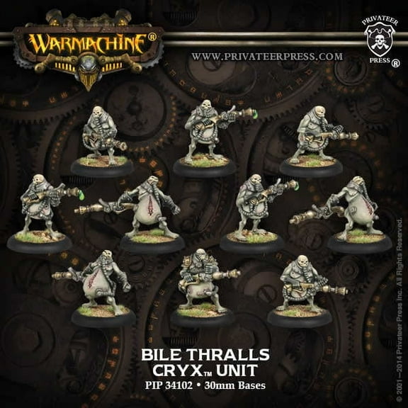 Bile Thralls Unit Cryx Warmachine Miniatures Game Privateer Press