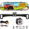 thumbnail image 1 of Bileeko Car Mirror Rear View Monitor Backup Camera HD 4.3 Inch Monitor Rear View Mirror Cam For Car Truck Minivan SUV, 1 of 12