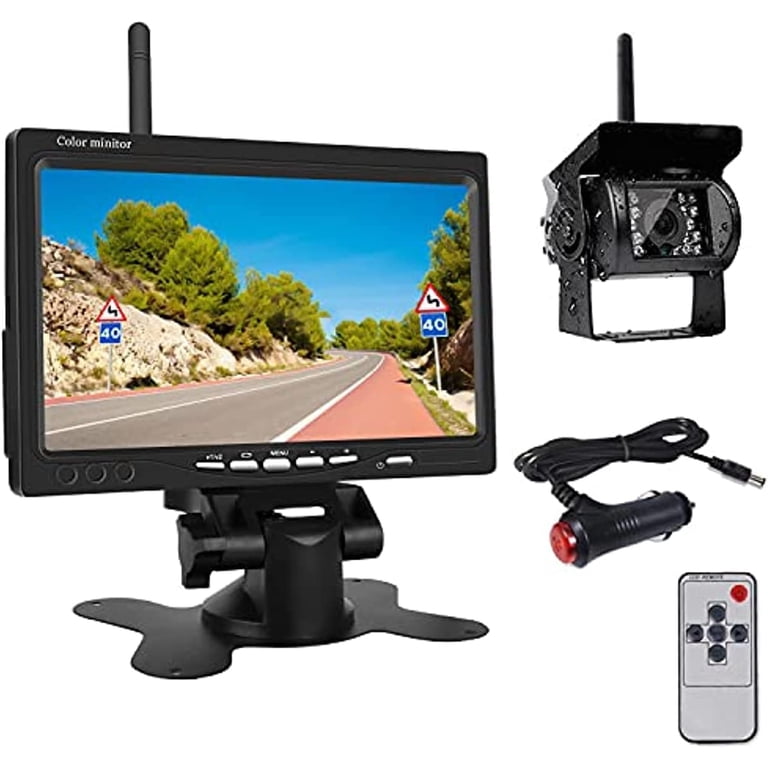 Wireless Reversing Camera 7 Rear View Monitor Kit for