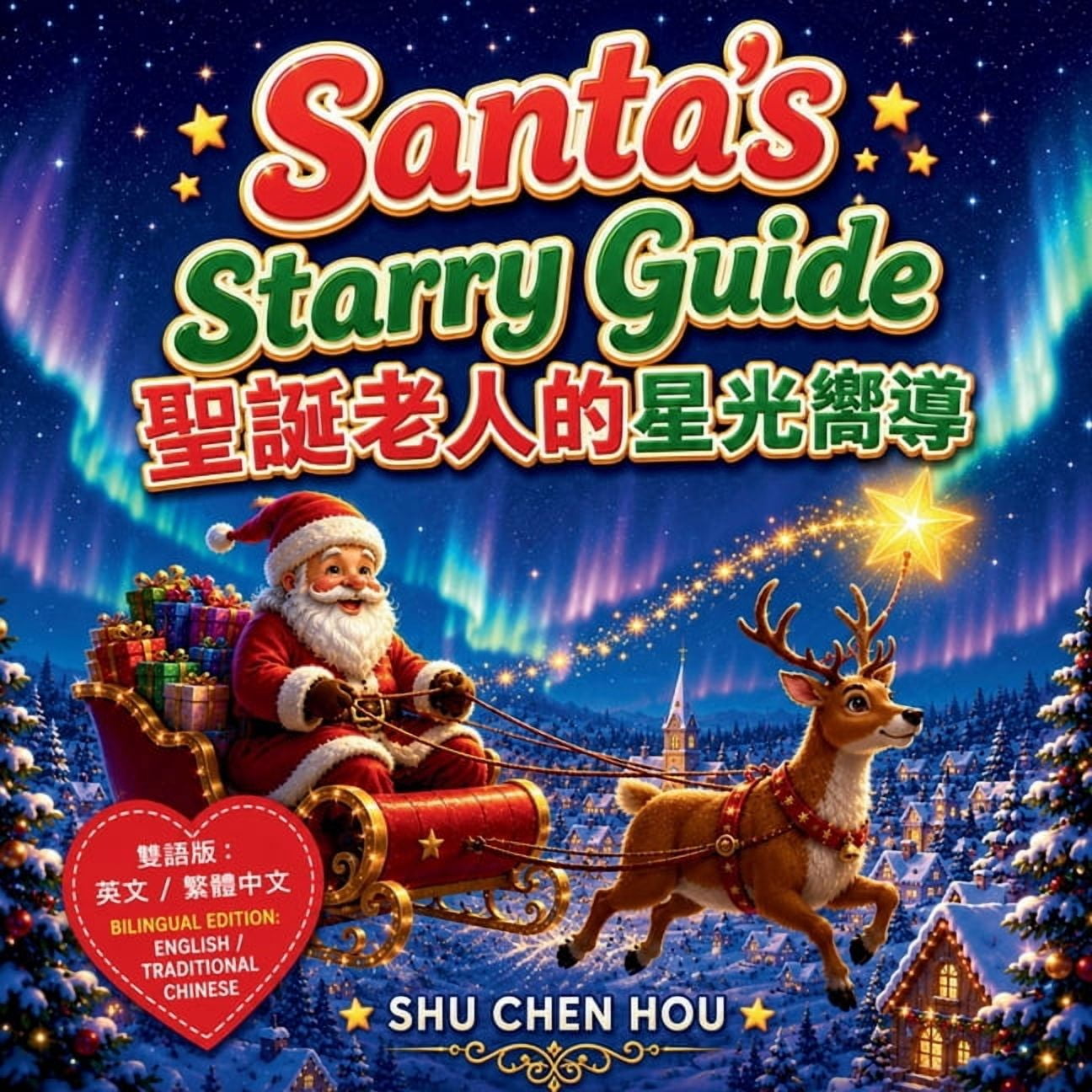 Bilingual Heartwarming Storybook Univers Santa's Starry Guide 聖誕老人的星光嚮導: A Bilingual English-Tradi, (Paperback)