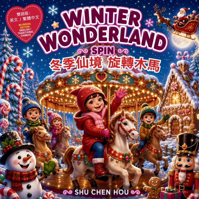 Bilingual Heartwarming Storybook Univers Winter Wonderland Spin 冬季仙境旋轉木馬: A Magical Bilingual English-Tra, (Paperback)