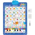Bilingual Spanish English Alphabet Wall Chart - Talking Learning Poster ...