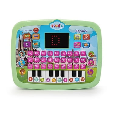 Sinifer Learning Tablet for Kids 1-6 Years Old, Spanish & English Interactive Educational Toy