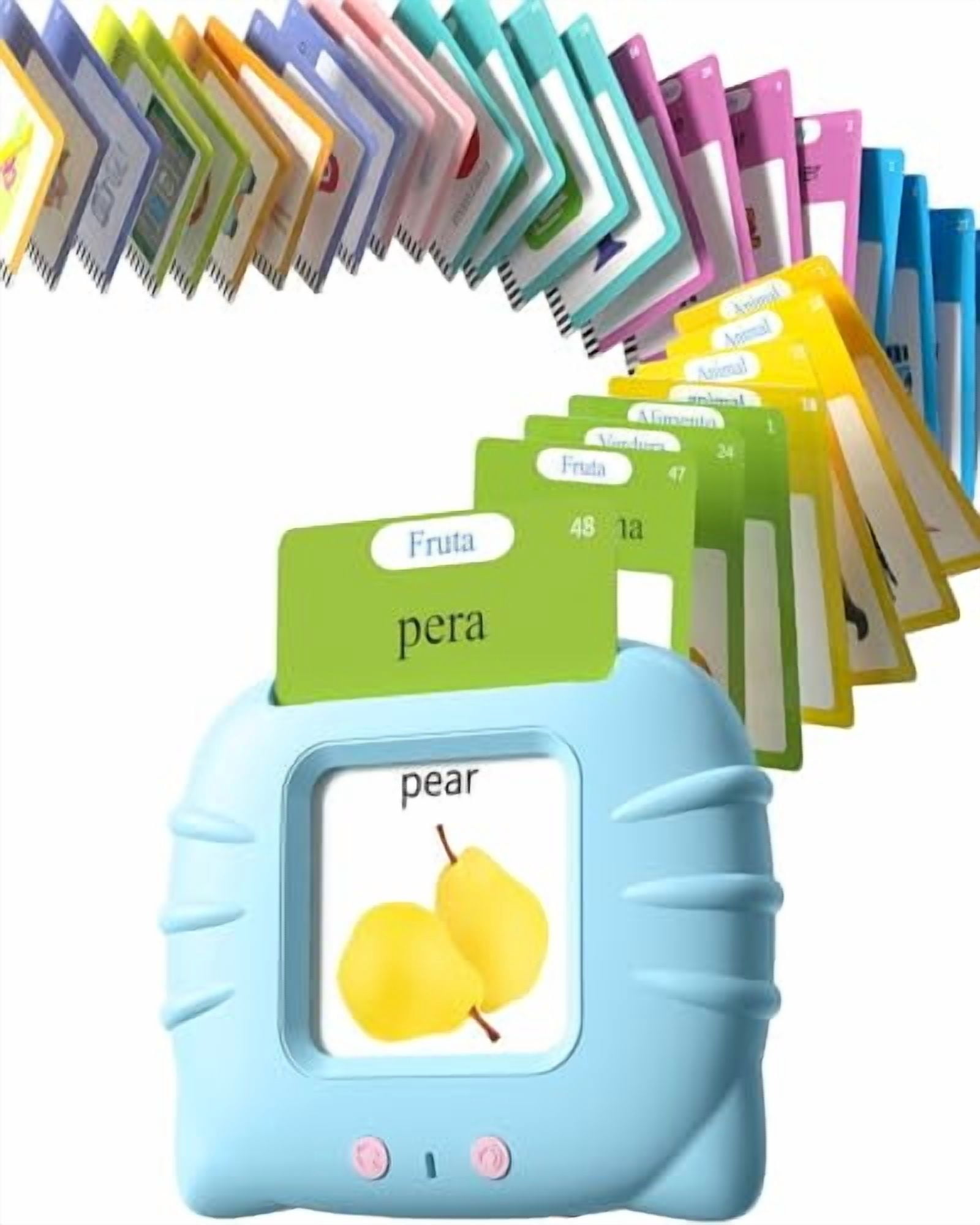Bilingual Spanish and English Talking Flash Cards for 1-3,Airbition ...