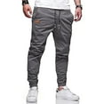 thumbnail image 1 of Bilitry Men Joggers Chino Cargo Pants Hiking Outdoor Recreation Pants Twill Fitness Track Jogging Pants Casual Cotton Pants, 1 of 1