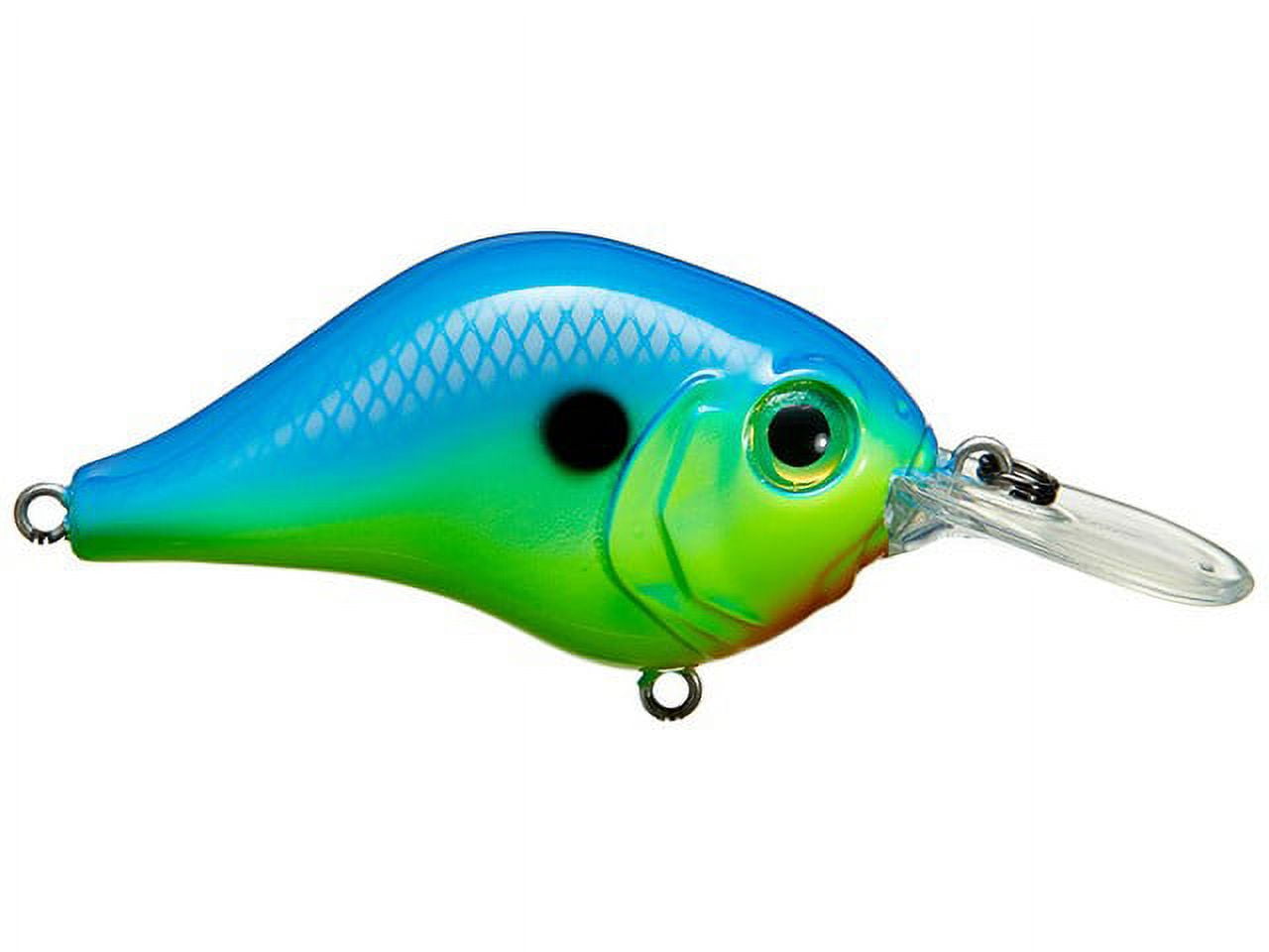  Bill Lewis Lures Lifelike SB-57 3/8 OZ. MDJ Series Squarebill  Crankbait Fishing Lure with Mustad Triple Grip Hooks, Green Gizzard SHAD :  Sports & Outdoors