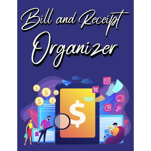Bill And Receipt Organizer Personal Business Payment Notebook Receipt