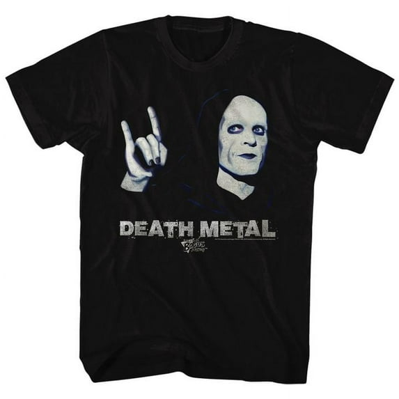 Bill And Ted Death Metal Black Adult T-Shirt