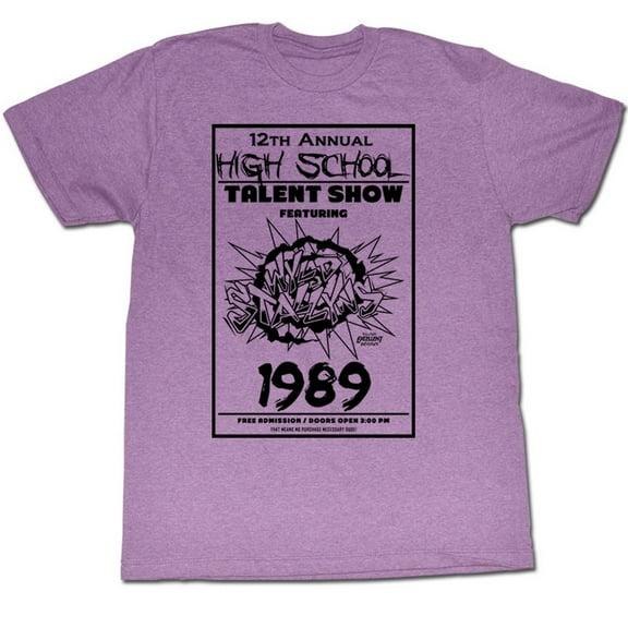 Bill And Ted Movies The Talent Show Adult Short Sleeve T Shirt