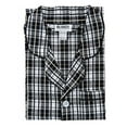 thumbnail image 1 of Bill Baileys Sleepwear Mens Broadcloth Woven Nightshirt Sleep Shirt (Medium T, Grey Plaid), 1 of 1