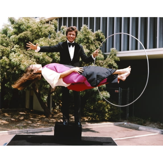 Bill Bixby Perfuming Lady Float with Ring Magic Trick Photo Print (24 x 30)