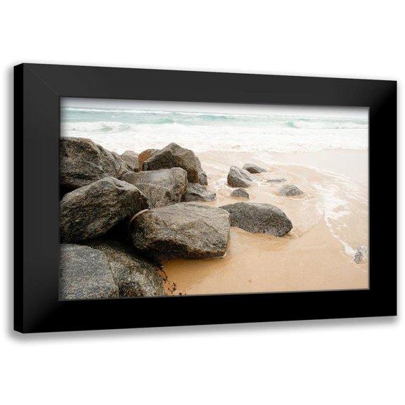 Bill Carson Photography 14x11 Black Modern Framed Museum Art Print Titled - Beachy Shores