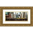 thumbnail image 1 of Bill Carson Photography 14x8 Gold Ornate Wood Framed with Double Matting Museum Art Print Titled - Train Rail, 1 of 4