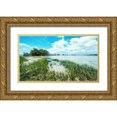 thumbnail image 1 of Bill Carson Photography 18x12 Gold Ornate Wood Framed with Double Matting Museum Art Print Titled - Tropical Coastline, 1 of 4