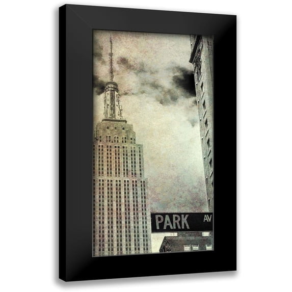 Bill Carson Photography 9x14 Black Modern Framed Museum Art Print Titled - Park Ave View Sepia
