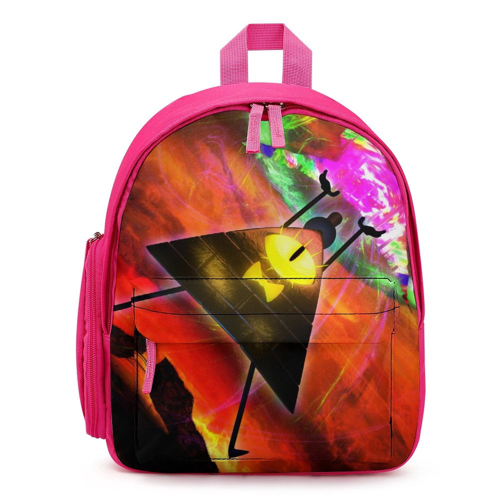 ZOUTAIRONG Kids Backpack - Colorful Polyester Bookbag For School, Travel, Boys & Girls, Lightweight & Water-Resistant