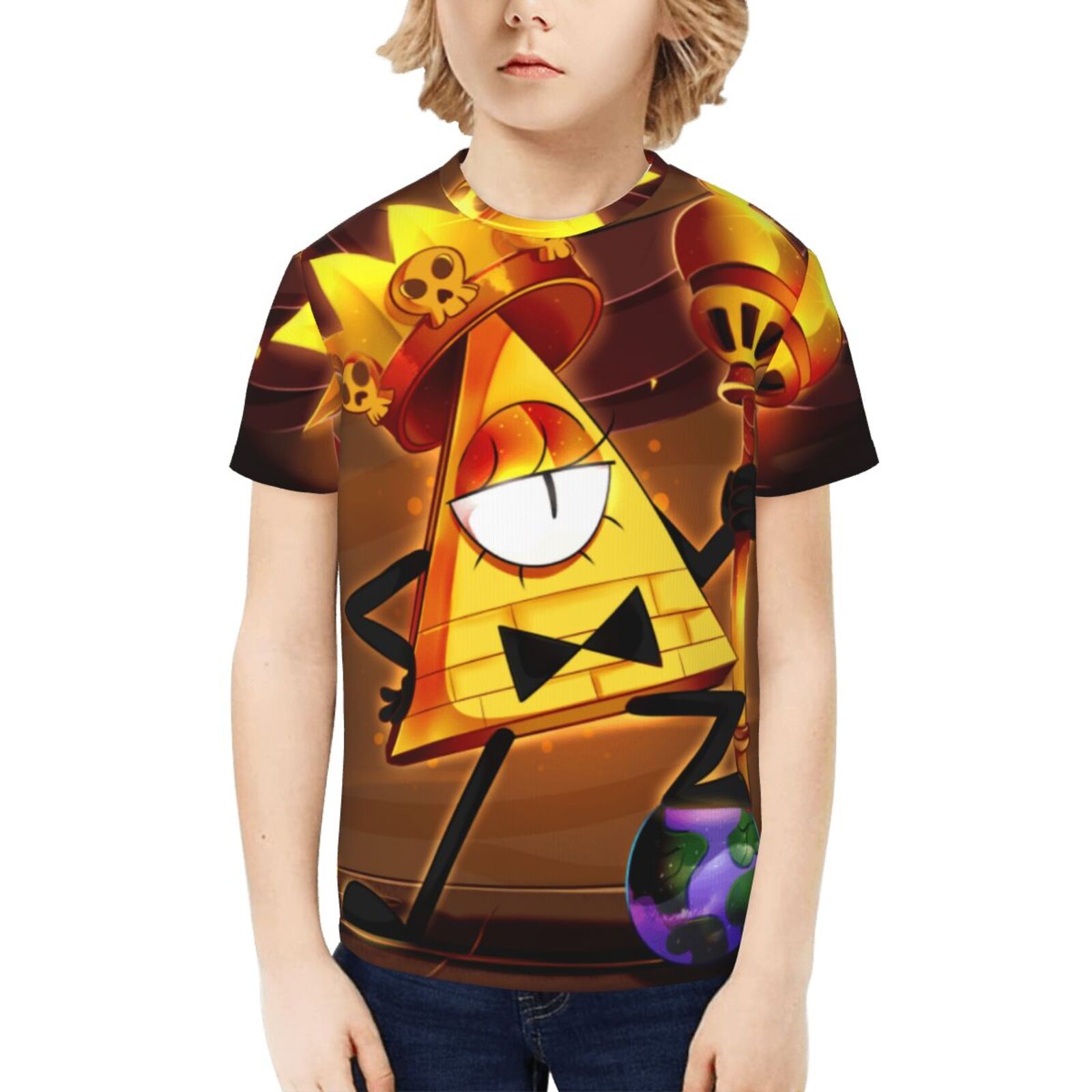 Bill Cipher King Teenage T Shirt Kids Shirts Summer Round Neck Short Bill Cipher King Teenage T Shirt Kids Shirts Summer Round Neck Short Sleeve Tees Boys Girls A49ace35 438e 4556 8fa6 