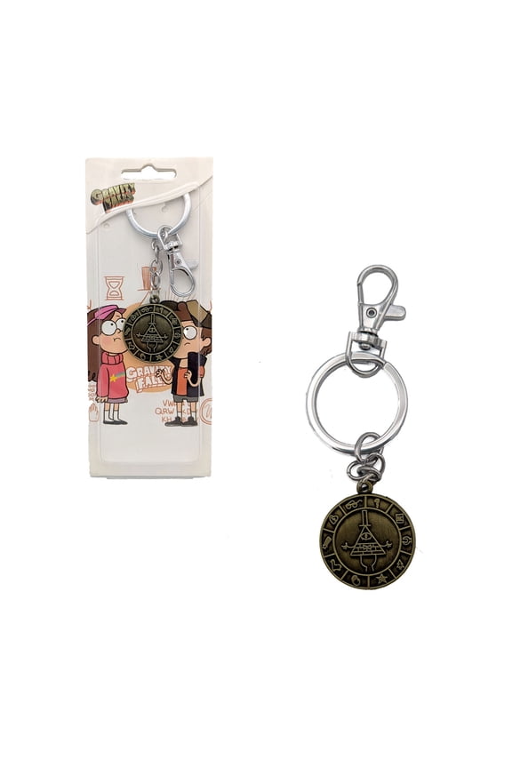 Bill Cipher Wheel - Gravity Falls 1.5" Keychain Pendant