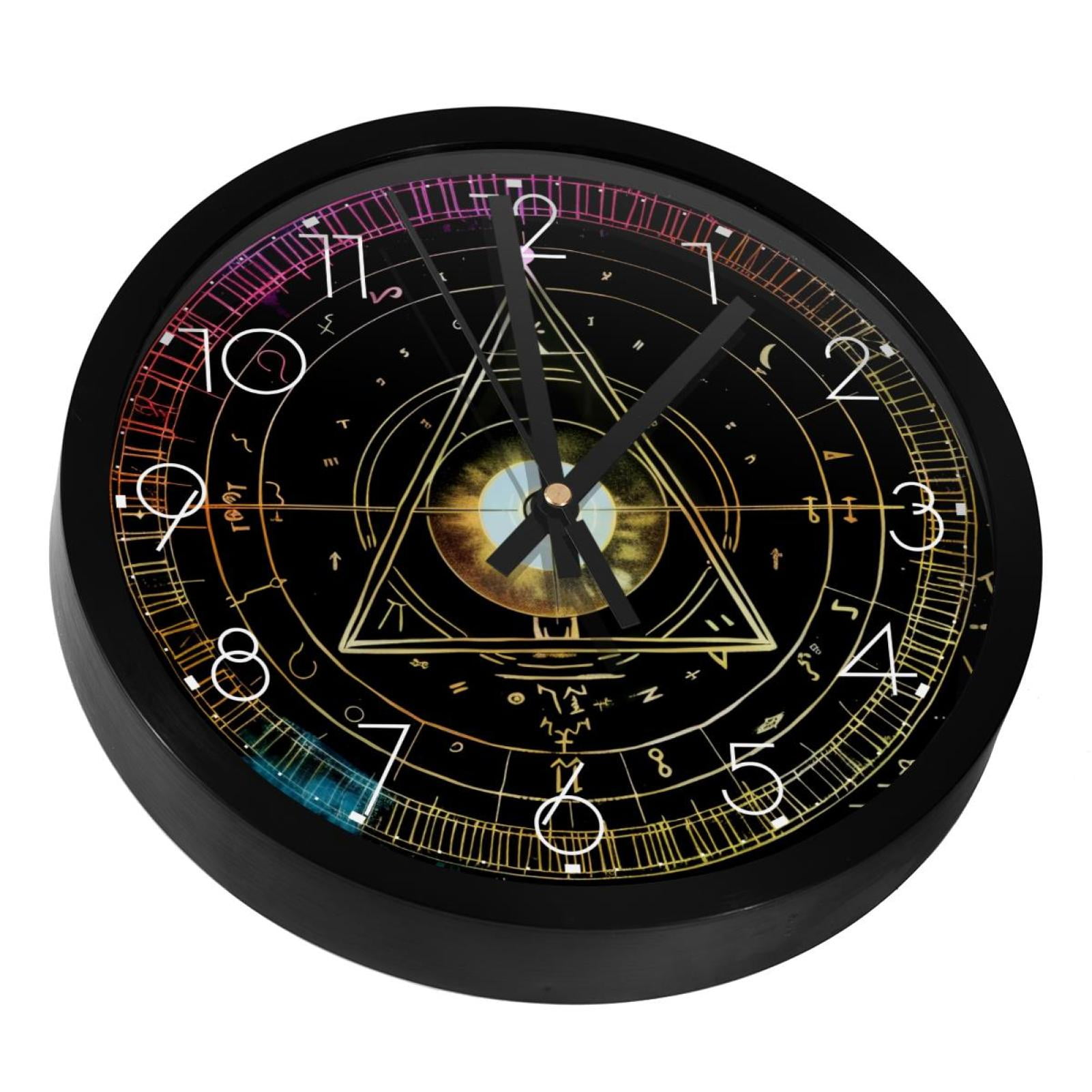 Bill Cipher Wheel Zodiac Silent Wall Clock, Non Ticking Battery ...