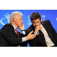 thumbnail image 1 of Bill Clinton, Brad Pitt At A Public Appearance For Clinton Global Initiative, 1 of 1