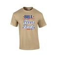 thumbnail image 1 of Bill Clinton First Lady 2016 Funny Short Sleeve T-shirt-tan-6xl, 1 of 4