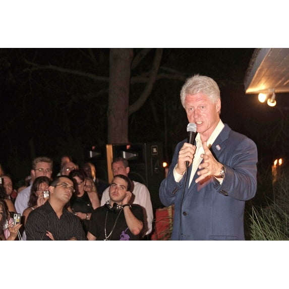 Bill Clinton In Attendance For Hillary Clinton For President Hamptons Fundraiser Home Of Jaci And Morris L. Reid East