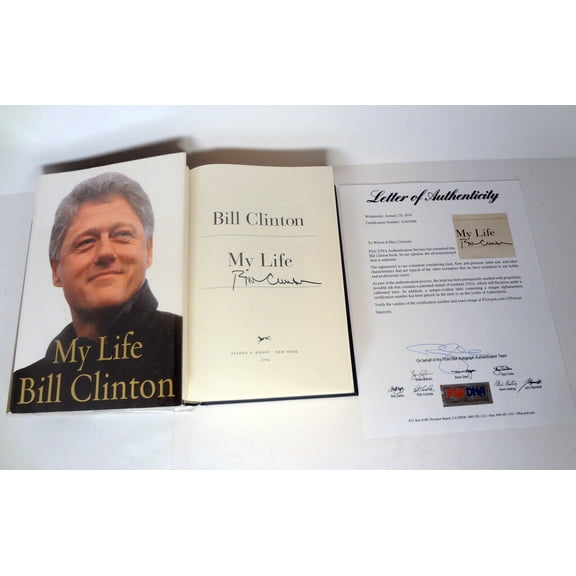 Bill Clinton President Signed Autograph My Life 1st Edition Book PSA/DNA COA