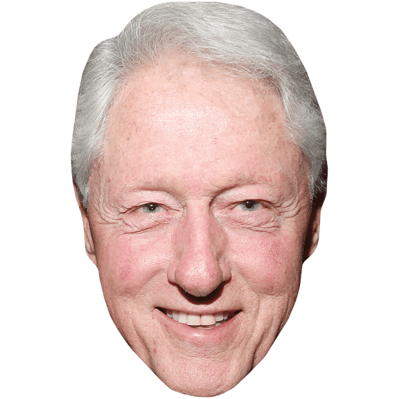 Bill Clinton (Smile) Flat Cardboard Face
