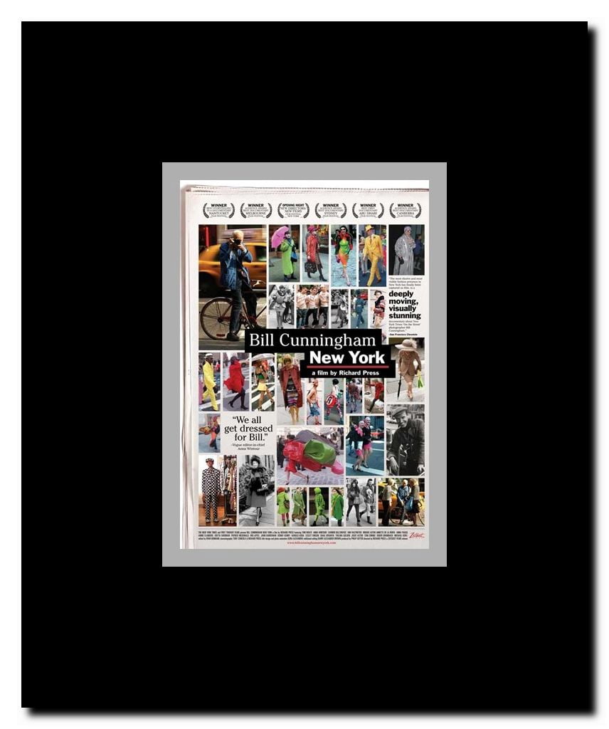 Bill Cunningham New York Framed Movie Poster