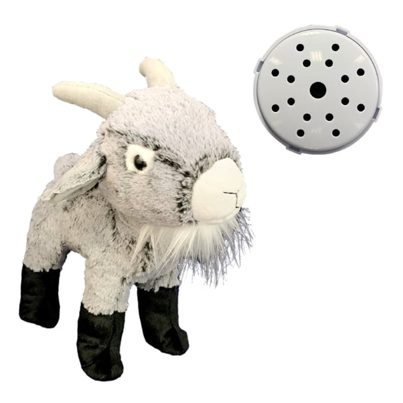 Bill E. Goat 16 Inch Plush Toy with Built-In Recorder, Soft and Cuddly Stuffed Animal