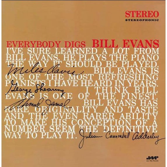 Bill Evans - Everybody Digs Bill Evans - Music & Performance - Vinyl