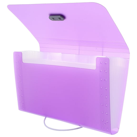Bill Folder Document Receipt Organizer Accordion File Folders Expandable Pp Office Purple