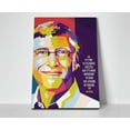 thumbnail image 1 of Bill Gates Lessons Quote Poster or Wrapped Canvas, 1 of 1
