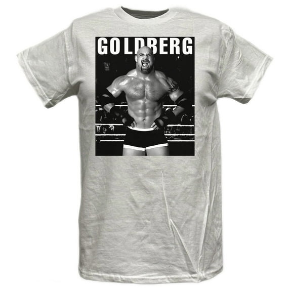 Bill Goldberg In Ring Mens White T-shirt L