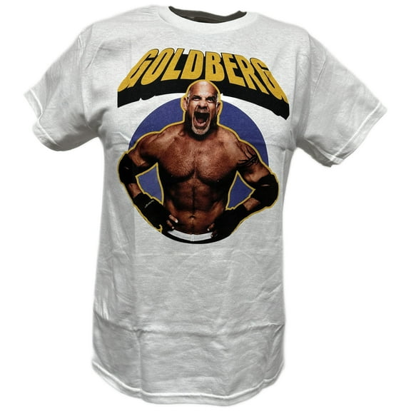 Bill Goldberg Retro Mens White T-shirt S