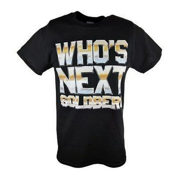 Bill Goldberg Who's Next Big and Bold Mens T-shirt XL