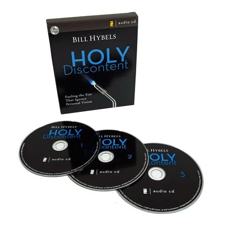 Bill Hybels Holy Discontent: Fueling the Fire that Ignites Personal Vision Audiobook - 3 Audio CD Set