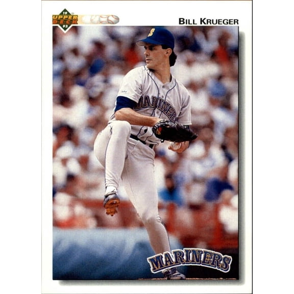 Bill Krueger 1992 Upper Deck MLB #403 Baseball Card Seattle Mariners