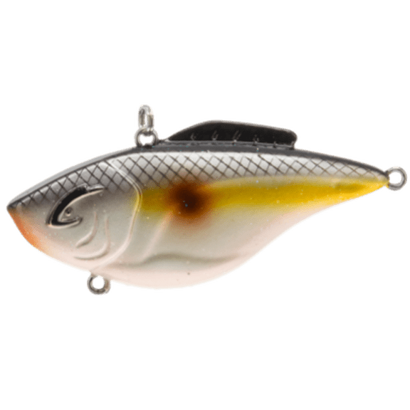Bill Lewis Hammer Trap, 3/8 oz. Chrome Blue/Splatter Back