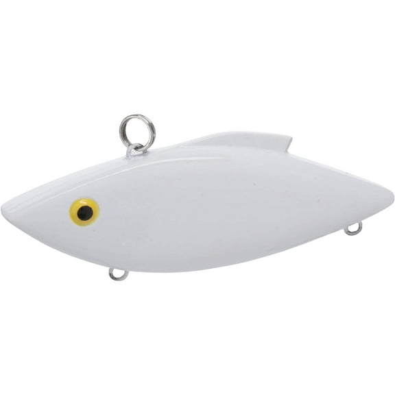 Bill Lewis Mag-Trap Lipless Crankbait White Yellow Eye