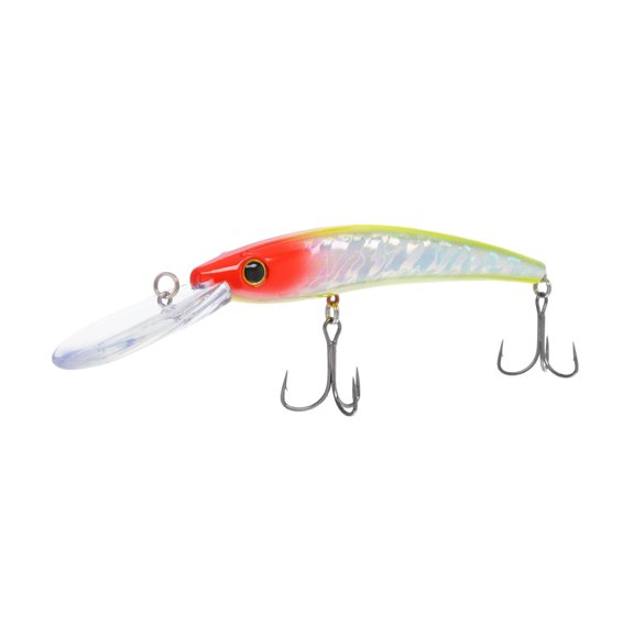 Bill Lewis Fishing Lipless Lifelike Trolling Precise Walleye Crankbait with Two Large Mustad Triple Grips, Clown NOVA