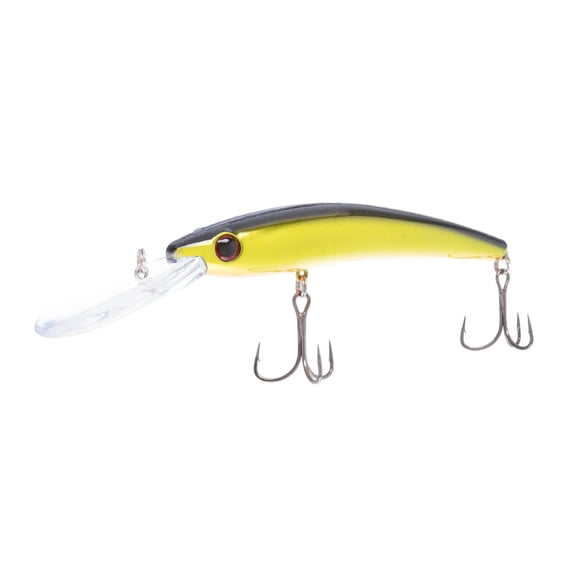 Bill Lewis Fishing Lipless Lifelike Trolling Precise Walleye Crankbait with Two Large Mustad Triple Grips, Frozen