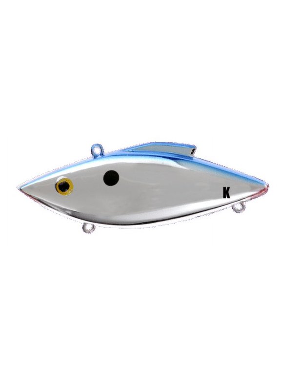 Rat-L-Trap Lipless Crankbait 3'' 1/2 oz. - Chrome Black Back